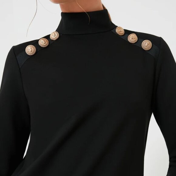 NWT Tuckernuck Black Mod Ellie Dress Large - Picture 2 of 11